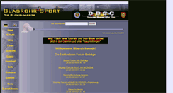 Desktop Screenshot of blasrohr-sport.de